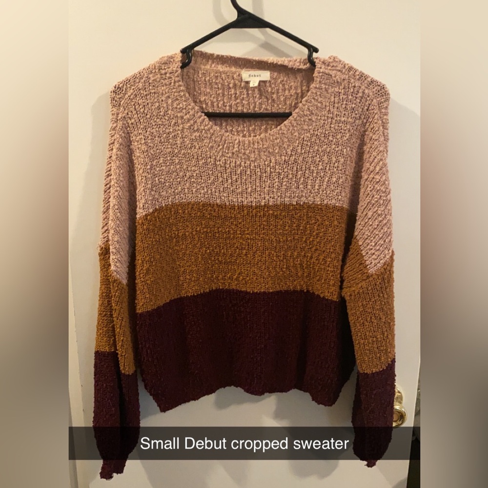 Small cropped sweater
